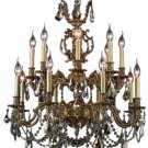 Rowland 16-Light 28" Crystal Chandelier 8089D28FG-GT-RC