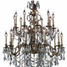 Rowland 20-Light 36" Crystal Chandelier 8092G36AB-EC