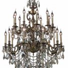 Rowland 20-Light 36" Crystal Chandelier 8092G36AB-GS-RC