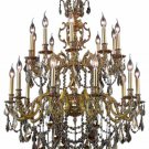 Rowland 20-Light 36" Crystal Chandelier 8092G36FG-GT-SS