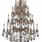 Rowland 32-Light 48" Crystal Chandelier 8103G48FG-RC