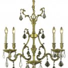 Sage 4-Light 6" Crystal Chandelier 8164D26AB-GS-SS
