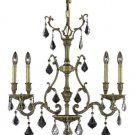 Sage 4-Light 6" Crystal Chandelier 8164D26FG-RC