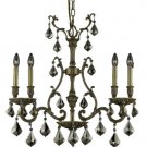Sage 4-Light 6" Crystal Chandelier 8164D26FG-GT-SS