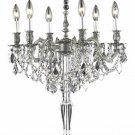 Sage 6-Light 20" Crystal Table Lamp 8166TL20PW-SS