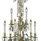 Sage 9-Light 21" Crystal Chandelier 8168D21AB-SA