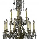 Sage 12-Light 25" Crystal Chandelier 8171D25AB-SS-RC