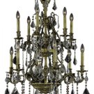 Sage 12-Light 27" Crystal Chandelier 8171D27AB-SS