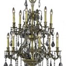 Sage 12-Light 27" Crystal Chandelier 8171D27AB-SS-SS