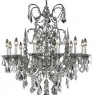 Sebastien 12-Light 32" Crystal Chandelier 8256D32PW-SA