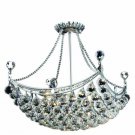 Taillefer 8-Light 20" Crystal Chandelier 8330D20C-SS