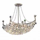 Taillefer 8-Light 16" Crystal Chandelier 8330D28C-EC