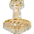 Udell 6-Light 18" Crystal Chandelier 8341D18G-SS