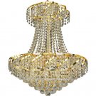 Udell 11-Light 22" Crystal Chandelier 8341D22G-SS