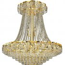Udell 18-Light 30" Crystal Chandelier 8341D30G-RC
