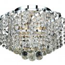 Udell 6-Light 16" Crystal Flush Mount 8341F16C-RC
