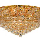 Udell 10-Light 26" Crystal Flush Mount 8341F26G-EC