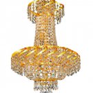 Udell 6-Light 18" Crystal Chandelier 8342D18G-SS