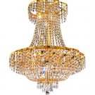 Udell 15-Light 26" Crystal Chandelier 8342D26G-SS