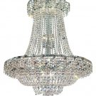 Udell 18-Light 30" Crystal Chandelier 8342D30C-RC