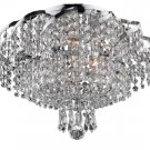 Udell 6-Light 16" Crystal Flush Mount 8342F16C-EC
