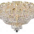 Udell 10-Light 26" Crystal Flush Mount 8342F26G-EC