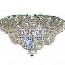 Udell 12-Light 30" Crystal Flush Mount 8342F30C-SS
