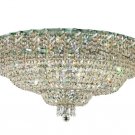 Udell 28-Light 36" Crystal Flush Mount 8342F36C-RC