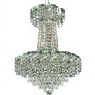 Udell 6-Light 18" Crystal Chandelier 8344D18C-SA