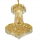 Udell 6-Light 18" Crystal Chandelier 8344D18G-SA