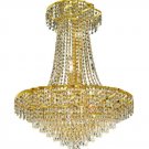 Udell 15-Light 26" Crystal Chandelier 8344D26G-SS