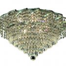 Udell 6-Light 16" Crystal Flush Mount 8344F16C-SA