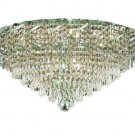 Udell 10-Light 26" Crystal Flush Mount 8344F26C-SA