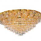 Udell 10-Light 26" Crystal Flush Mount 8344F26G-RC