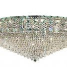 Udell 36-Light 48" Crystal Flush Mount 8344F48C-RC