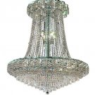 Udell 22-Light 36" Crystal Chandelier 8344G36SC-SS