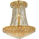 Udell 22-Light 36" Crystal Chandelier 8344G36SG-SS