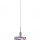 Wiatt 1-Light 4.5" Crystal Ceiling Pendant 1089D-S-E-RO-SS