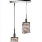 Wiatt 2-Light 4.5" Crystal Ceiling Pendant 1090D-O-E-CL-RC