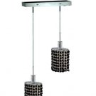 Wiatt 2-Light 4.5" Crystal Ceiling Pendant 1090D-O-E-JT-RC