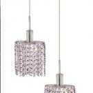 Wiatt 2-Light 9" Crystal Ceiling Pendant 1090D-R-E-RO-RC