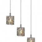 Wiatt 3-Light 14.5" Crystal Ceiling Pendant 1091D-O-E-GT-RC