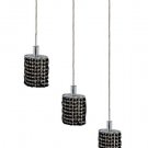 Wiatt 3-Light 14.5" Crystal Ceiling Pendant 1091D-O-E-JT-SS