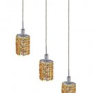 Wiatt 3-Light 14.5" Crystal Ceiling Pendant 1091D-O-E-LT-RC