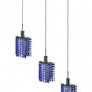 Wiatt 3-Light 14.5" Crystal Ceiling Pendant 1091D-O-P-SA-RC
