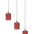 Wiatt 3-Light 14.5" Crystal Ceiling Pendant 1091D-O-R-BO-RC