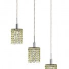 Wiatt 3-Light 14.5" Crystal Ceiling Pendant 1091D-O-R-LP-RC