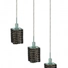 Wiatt 3-Light 14.5" Crystal Ceiling Pendant 1091D-O-S-JT-SS