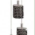 Wiatt 3-Light 9" Crystal Ceiling Pendant 1091D-R-E-JT-RC