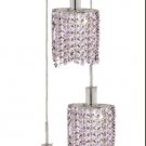 Wiatt 3-Light 9" Crystal Ceiling Pendant 1091D-R-E-RO-SS